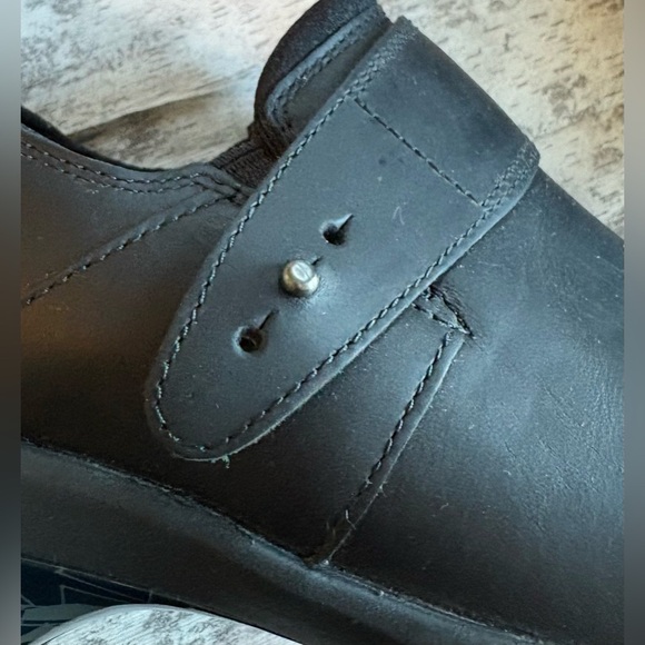 Preloved Black Valetta Pro Moc Slip Resistant Slip On Work Shoe Women's Size 7 - Picture 8 of 14